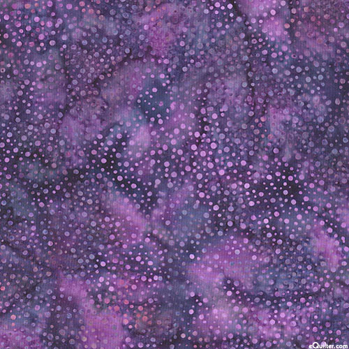 Atmospheric Dot Batik - Nightshade Purple