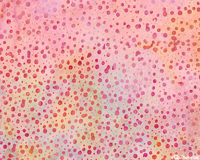 Atmospheric Dot Batik - Rose Pink