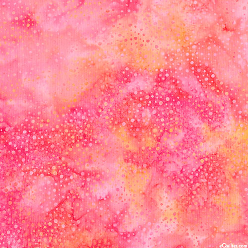 Atmospheric Dot Batik - Taffy Pink
