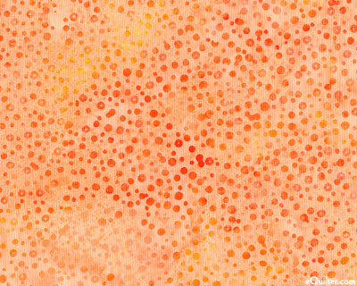 Atmospheric Dot Batik - Orange Sherbert