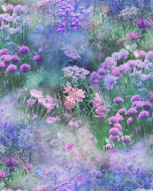 Dandelion Wishes - Garden Haze - Lilac Purple - DIGITAL