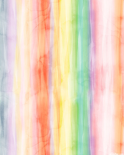 Love And Learning - Wispy Rainbow Stripe - Multi
