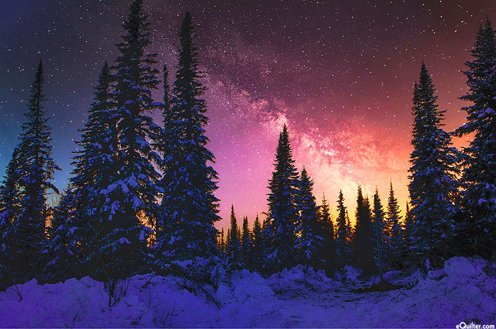 Nightshade - Arctic Sunrise - Dusk Blue - 30" x 44" PANEL