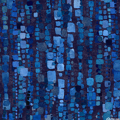 Step Into Spring - Watercolor Geo - Midnight Blue - DIGITAL
