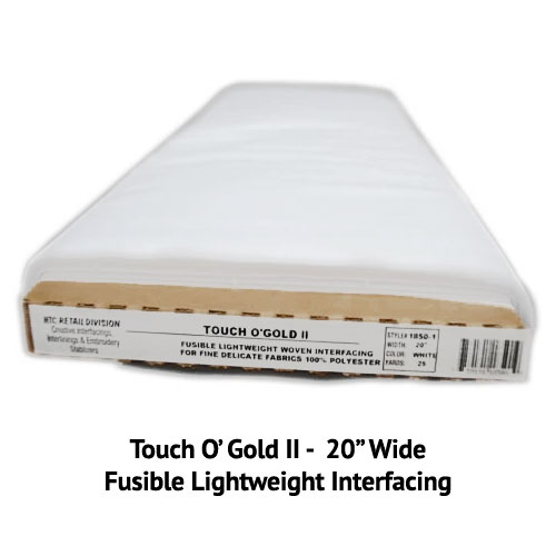 Touch O' Gold 2 - Fusible Poly Interfacing - 20" Wide