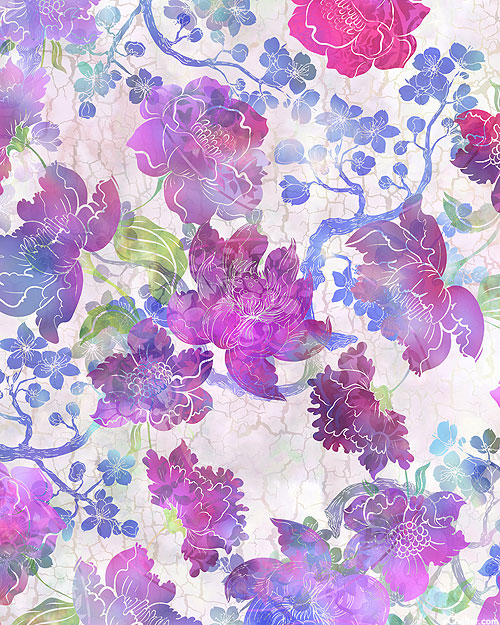 Ethereal - Hazy Floral - Gooseberry Purple - DIGITAL