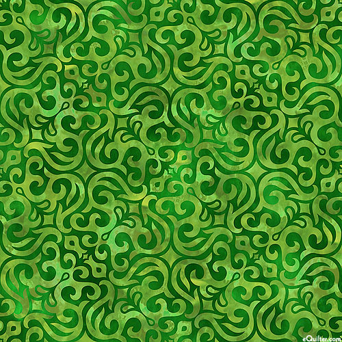 Prism II - Knotted Vines - Jungle Green - DIGITAL