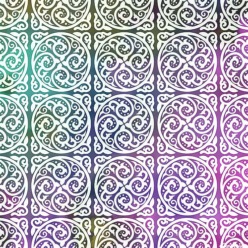 Unicorns - Tiled Circles - Multi - DIGITAL PRINT