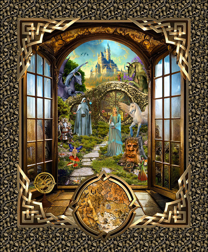 Legendary Journeys - Mystical Lands - 36" x 44" PANEL - DIGITAL