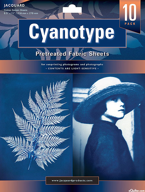 Cyanotype - Pretreated Fabric Sheets - 10 Pack