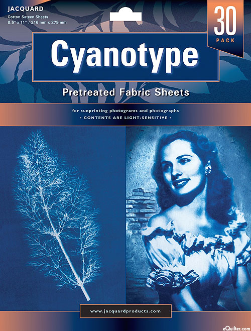 Cyanotype - Pretreated Fabric Sheets - 30 Pack