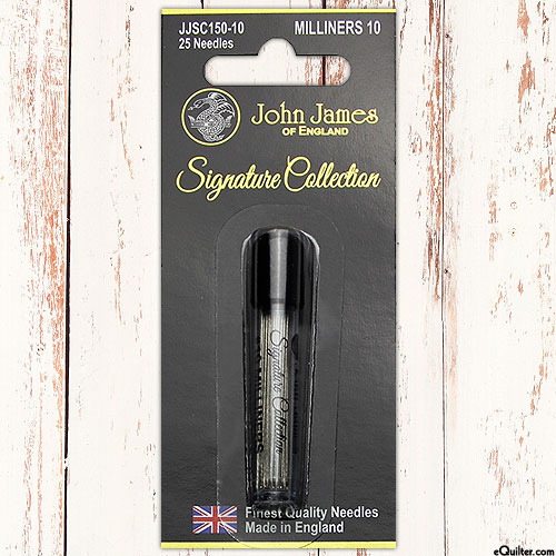 John James Signature Collection - Milliners Needles - Size 10