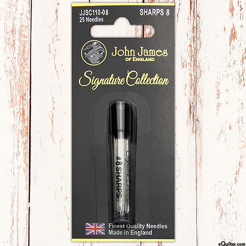 John James Signature Collection - Sharps Needles - Size 8