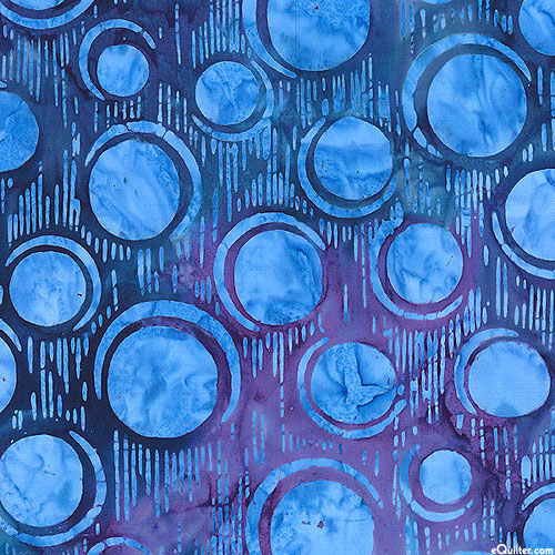 Artisan Batiks - Bubble Blues Orbs Batik - Powder Blue