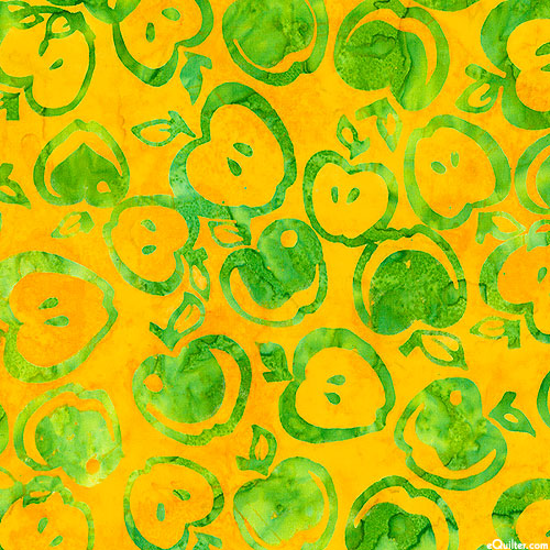 Farm Stand - Apple Orchard Batik - Marigold Yellow