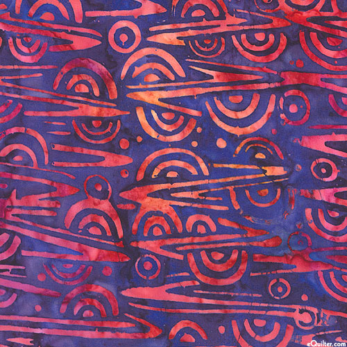 Artisan Batiks: Interstellar - Sunset Avenue Batik - Dusk Blue