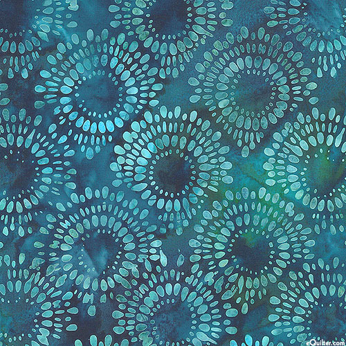 Moodscapes - Mandalas Batik - Peacock Blue