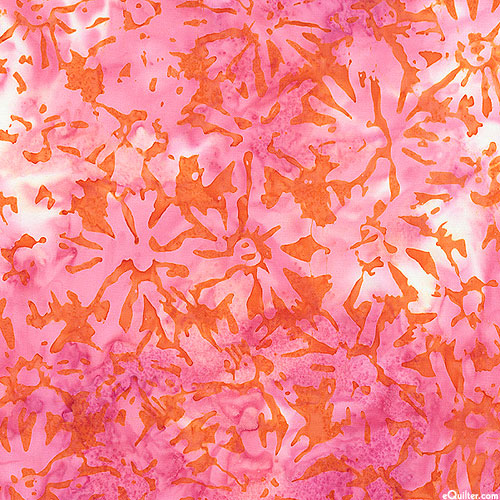Meadow Fresh - All Blossoms Batik - Raspberry Pink
