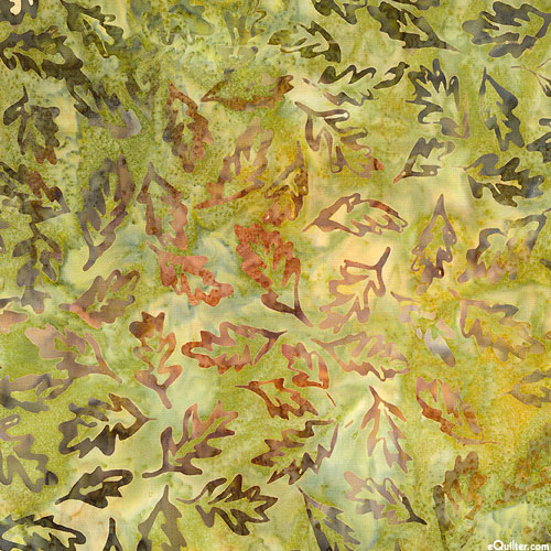 Auburn - Leafy Batik - Willow Green