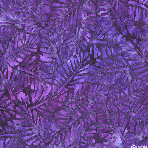 Kapua - Leafy Jungle Batik - Hyacinth Purple