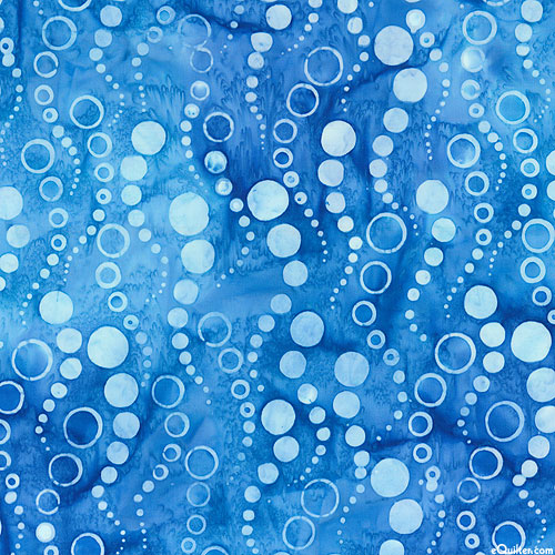 Artisan Batiks: Seaside - Bubble Lines - Sapphire
