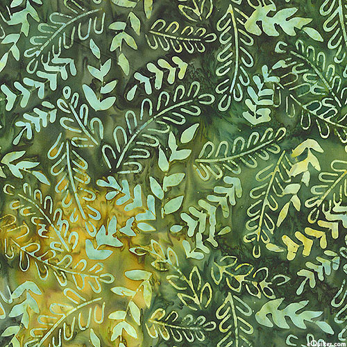 Junglescape - Fronds Batik - Hunter Green