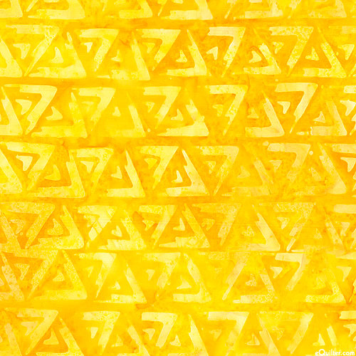 Velocity - Triangles Batik - Marigold