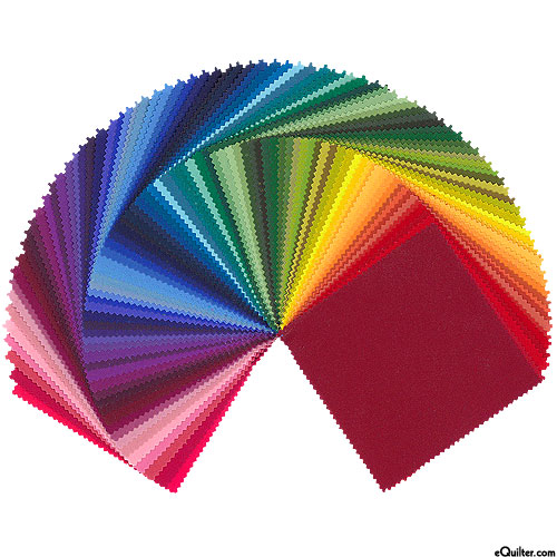 Kona Solids Colorways - Dark - 5" Charm Pack