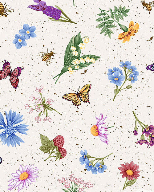 Botanical Garden - Garden Bugs - Vanilla Cream - DIGITAL