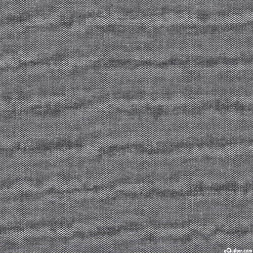 Jackson Yarn-Dye Chambray - Charcoal Gray - 56" WIDE