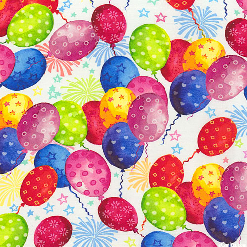 Happy Day - Party Balloons - White - DIGITAL