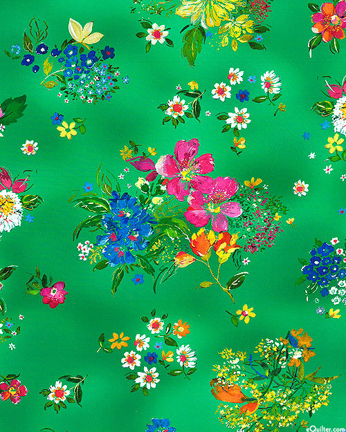 Joyful Meadows - Bountiful Bouquet - Emerald - DIGITAL