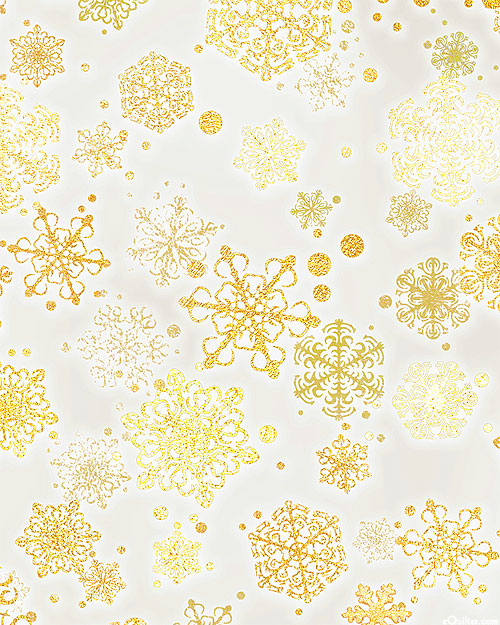 Festive Beauty - Shine Bright Snowflakes - Milk White