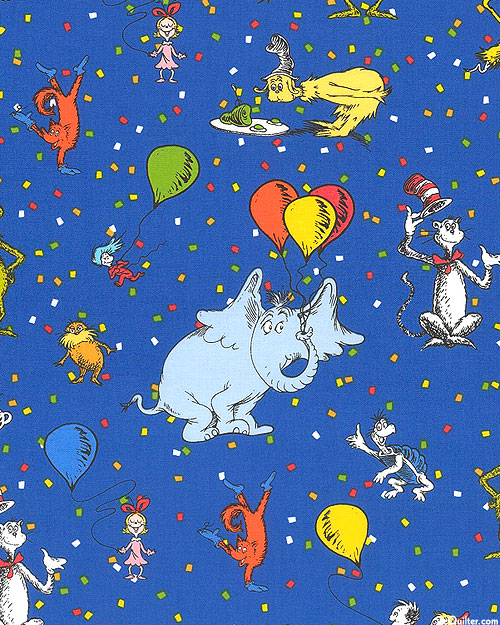 Celebrate Seuss! - Confetti & Stories - Royal Blue