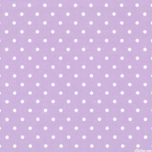 Cozy Cotton - Baby's Polka Dots - Lavender - FLANNEL