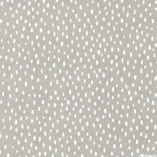 Cozy Cotton Flannel - Over The Moon - Ash Gray - FLANNEL
