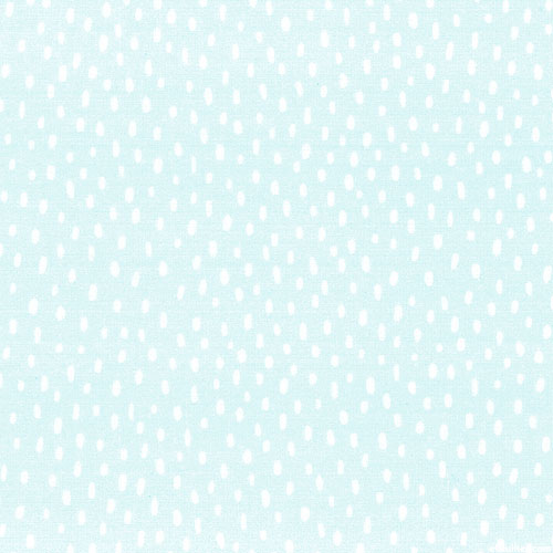 Cozy Cotton Flannel - Over The Moon - Water Blue - FLANNEL