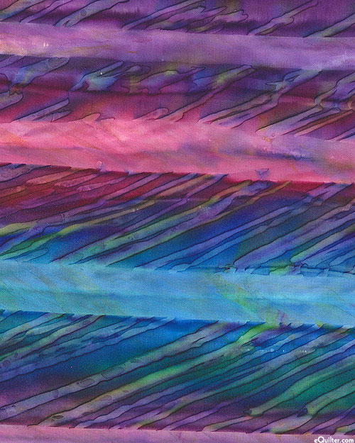 Raku Stripe - Aurora Borealis - Hand-Dye
