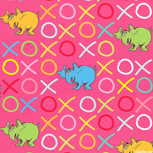 Horton Kindness - Tic-Tac & Elephants - Hot Pink