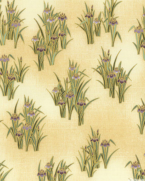 Imperial Collection 17 - Japanese Iris - Purple/Gold