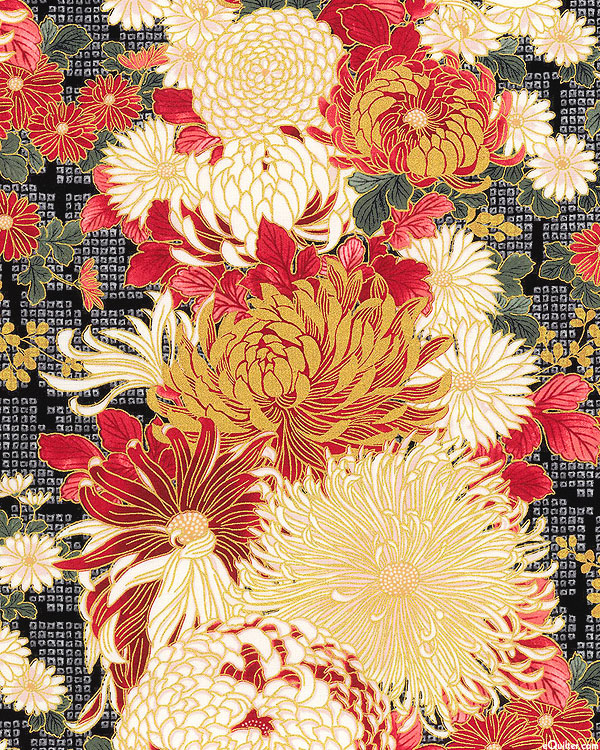 Imperial Collection 18 - Blossoms - Lacquer Red/Gold