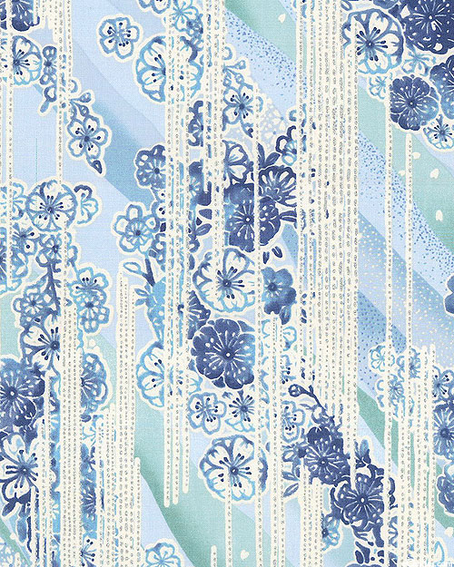 Imperial Collection 18 - Sakura Blooms - Indigo/Silver