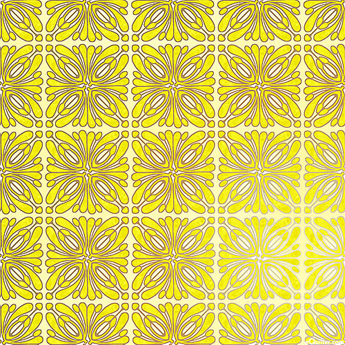 Joli Bijou - Shimmering Tiles - Butter Yellow/Gold