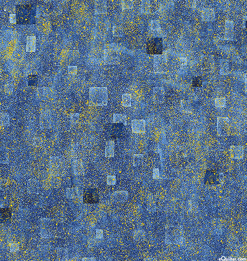 Gustav Klimt - Geometric Atmosphere - Lapis Blue/Gold