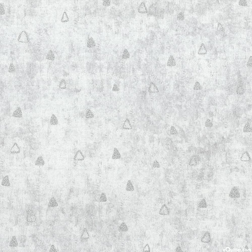 Gustav Klimt - Triangle Highlights - Mist Gray/Silver