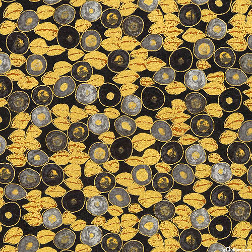 Gustav Klimt - Mosaic - Black/Gold