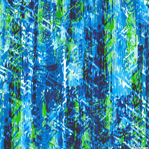 Leaflet - Lattice Weave - Ocean Blue - DIGITAL