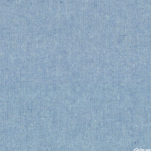 Essex Yarn-Dye Chambray - Cadet Blue - COTTON/LINEN