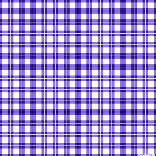 Elizabeth - Prim Check - Violet Purple