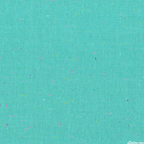 Essex Speckle Yarn-Dye - Deep Aqua - COTTON/LINEN